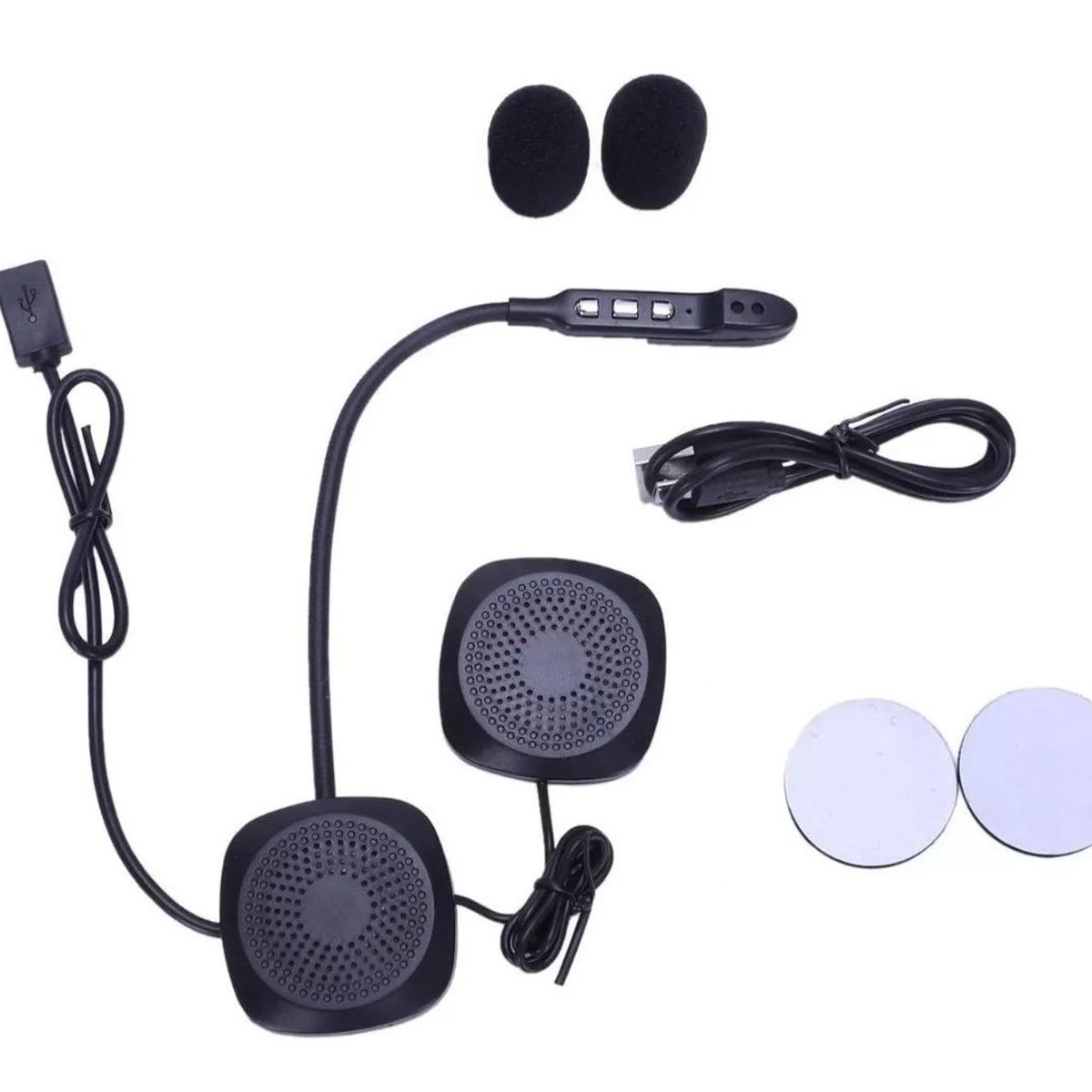 GENERICO - Auricular Inalambrico Para Casco Moto Bt 4.2 C/mic Celular