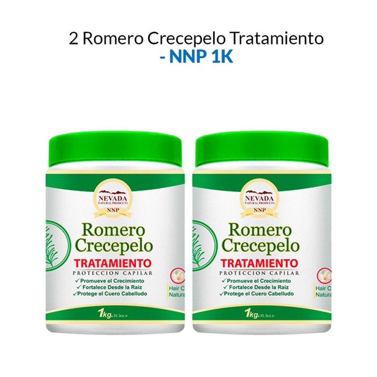 NEVADA NATURAL PRODUCTS - Romero Crecepelo Tratamiento Nevada 1Kg