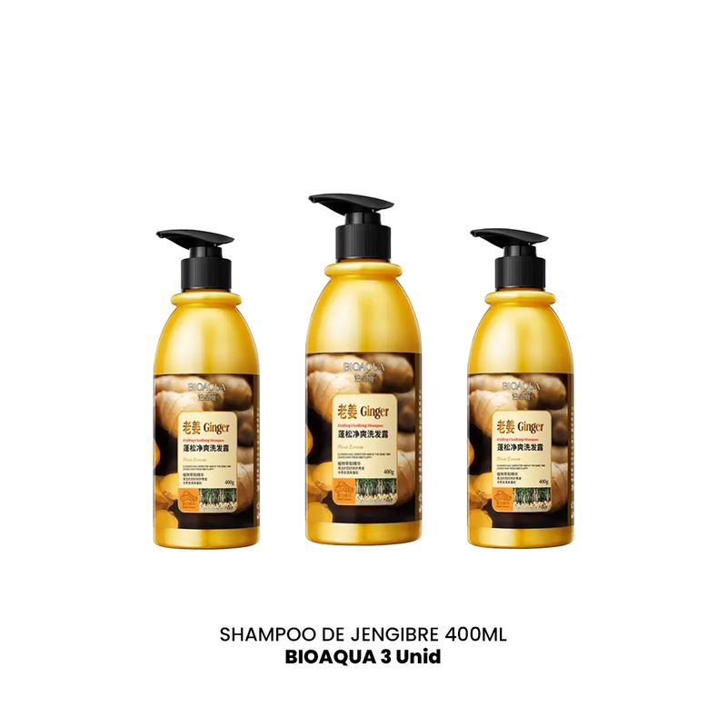 BIOAQUA - 3 Shampoo Ginseng Bioaqua 400ml