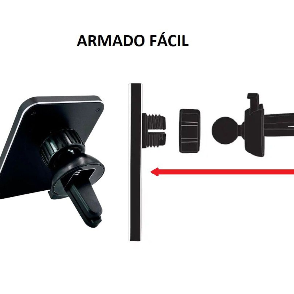 GENERICO - Cargador magnético inalámbrico 15w