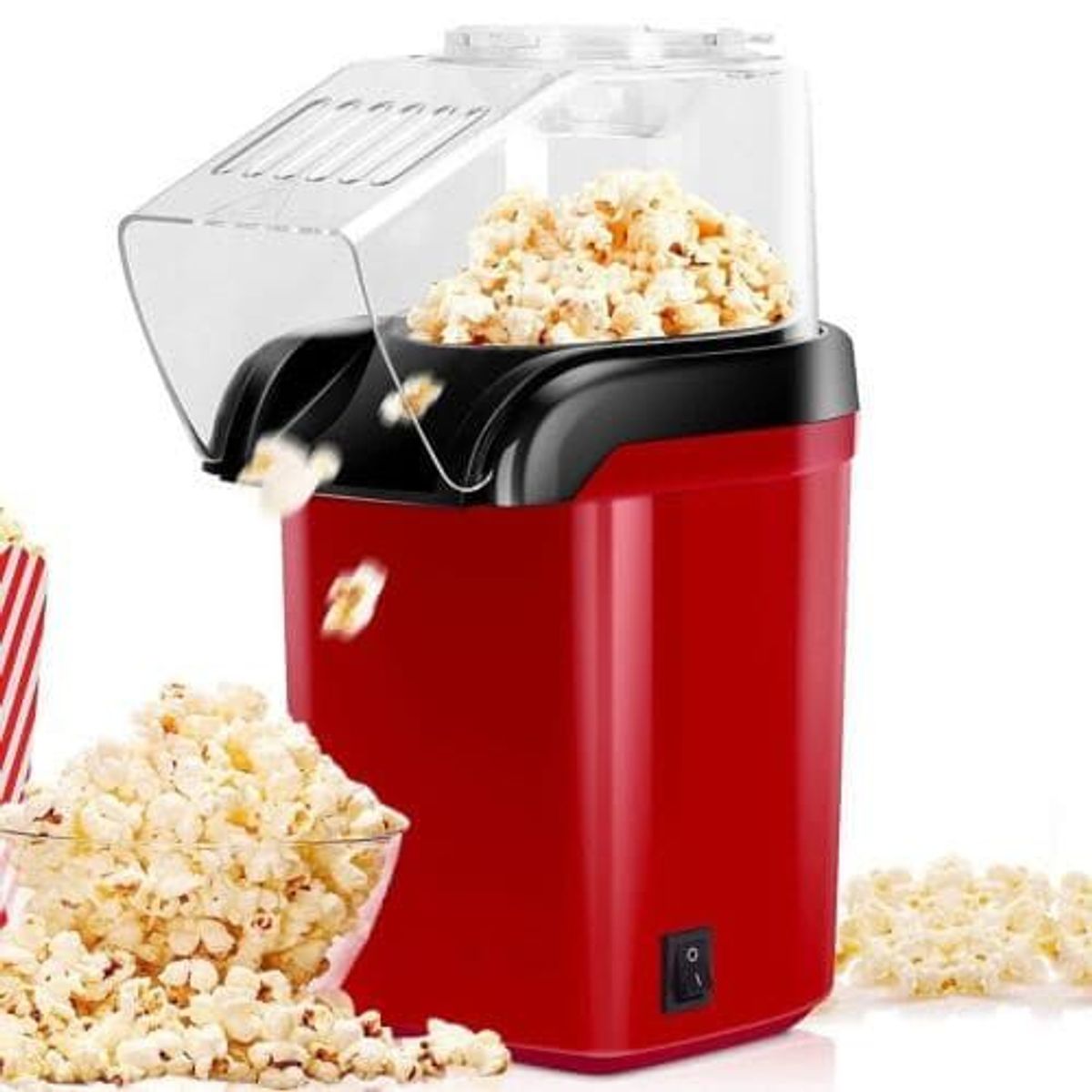 GENERICO - Maquina de Canchita eléctrica Pop Corn Sin Aceite
