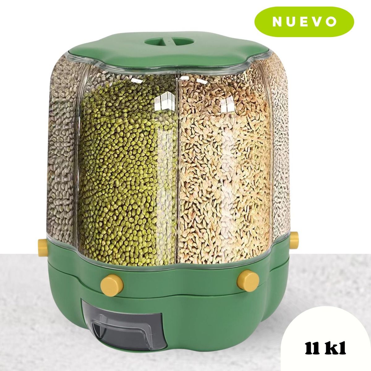 GENERICO - Dispensador de cereales 6 divisiones