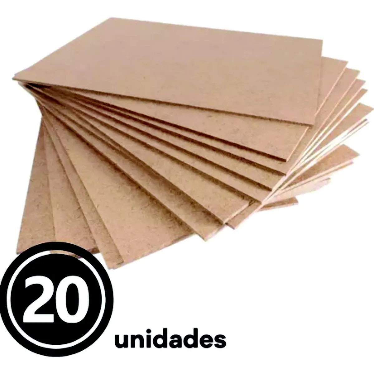 GYPSYZONE - MDF Natural 3mm A4 GypsyZone x 20 Und.