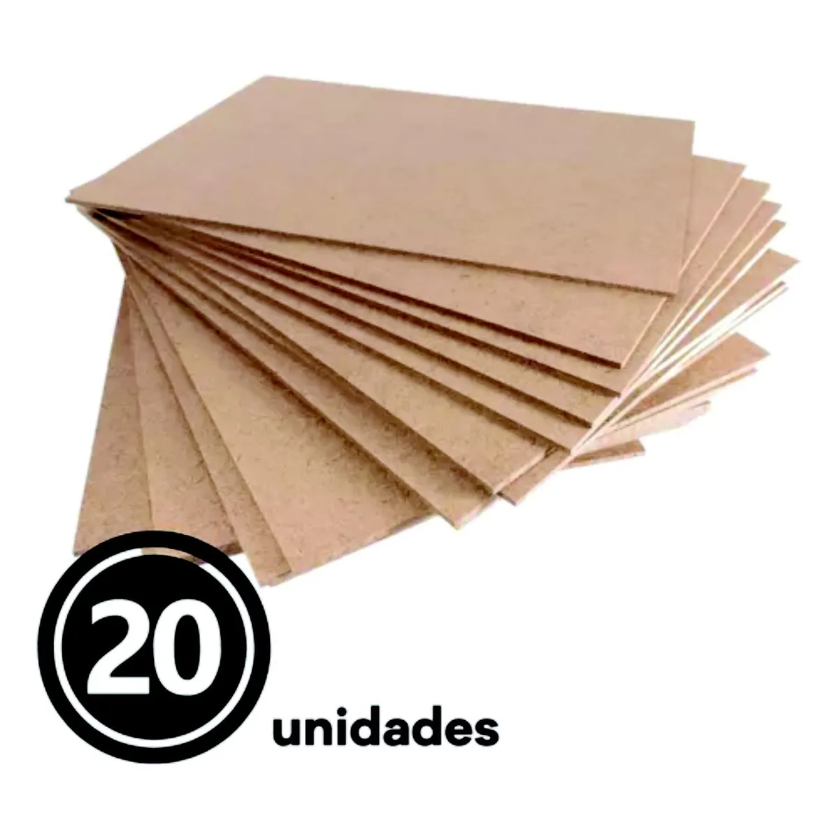 GYPSYZONE - MDF Natural 3mm A4 GypsyZone x 20 Und.