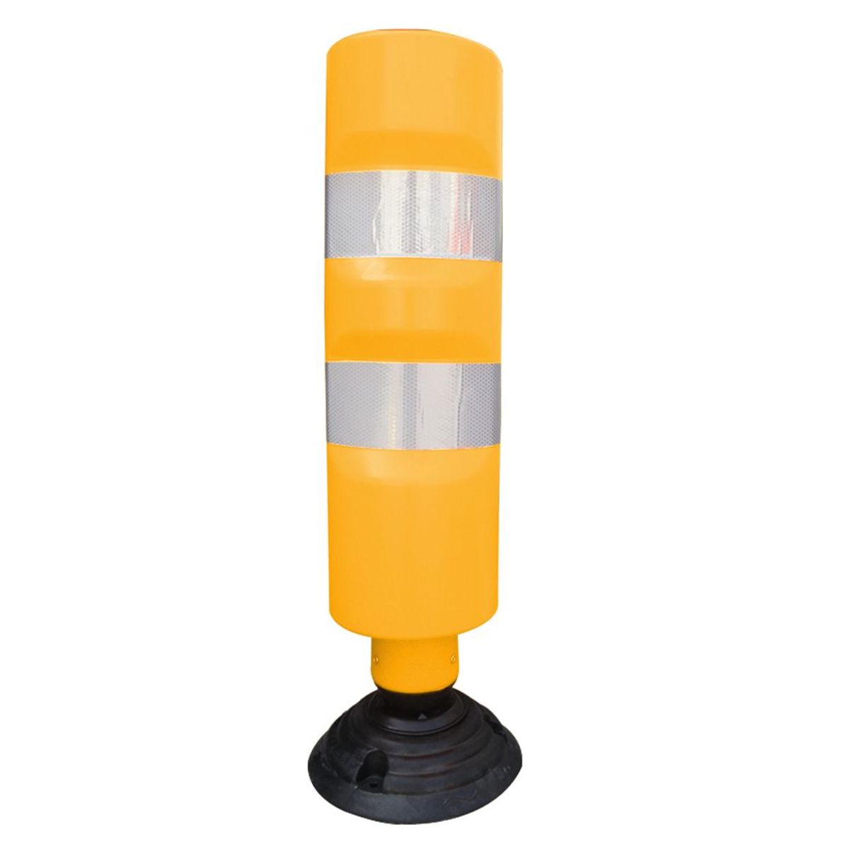 QRUBBER - Hito tubular flexible PVC 83cm Amarillo