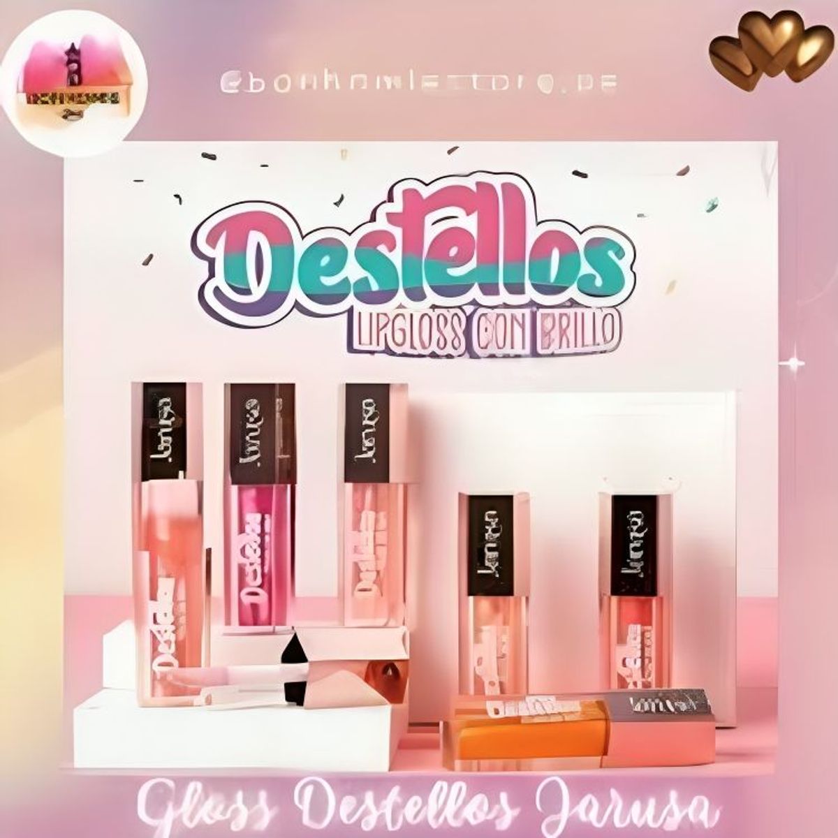 GENERICO - LABIAL GLOSS CON DESTELLOS JARUSA tono al azar