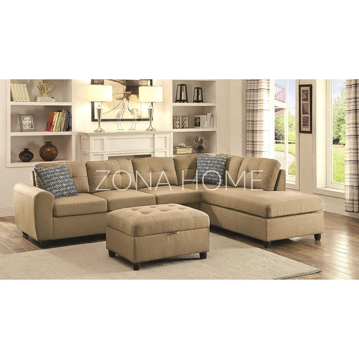 GENERICO - Sofá Seccional Derecho Siena - Beige