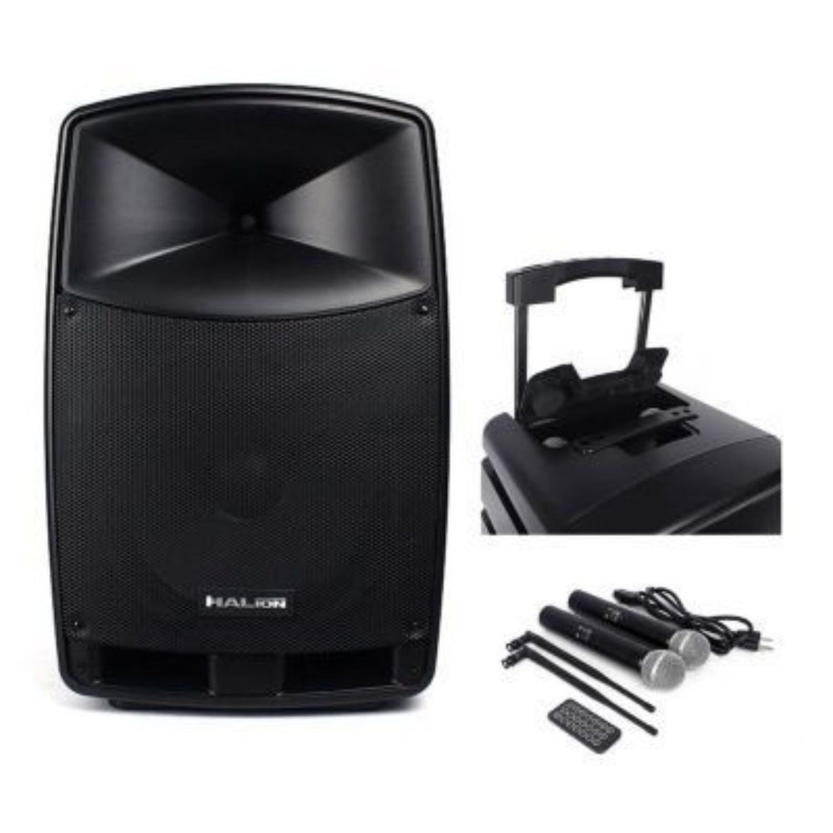 HALION - Parlante Activo Halion PHA-12F Batería Recargable 1200W USB Bluetooth