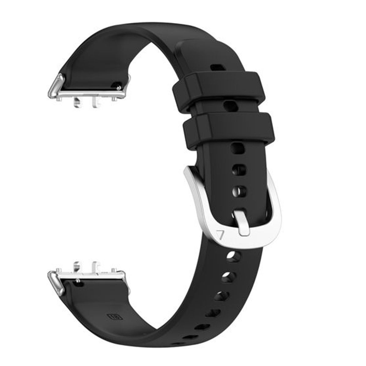GENERICO - Correa de Silicona para Samsung Galaxy FIT 3 Con Hebilla  - Negro