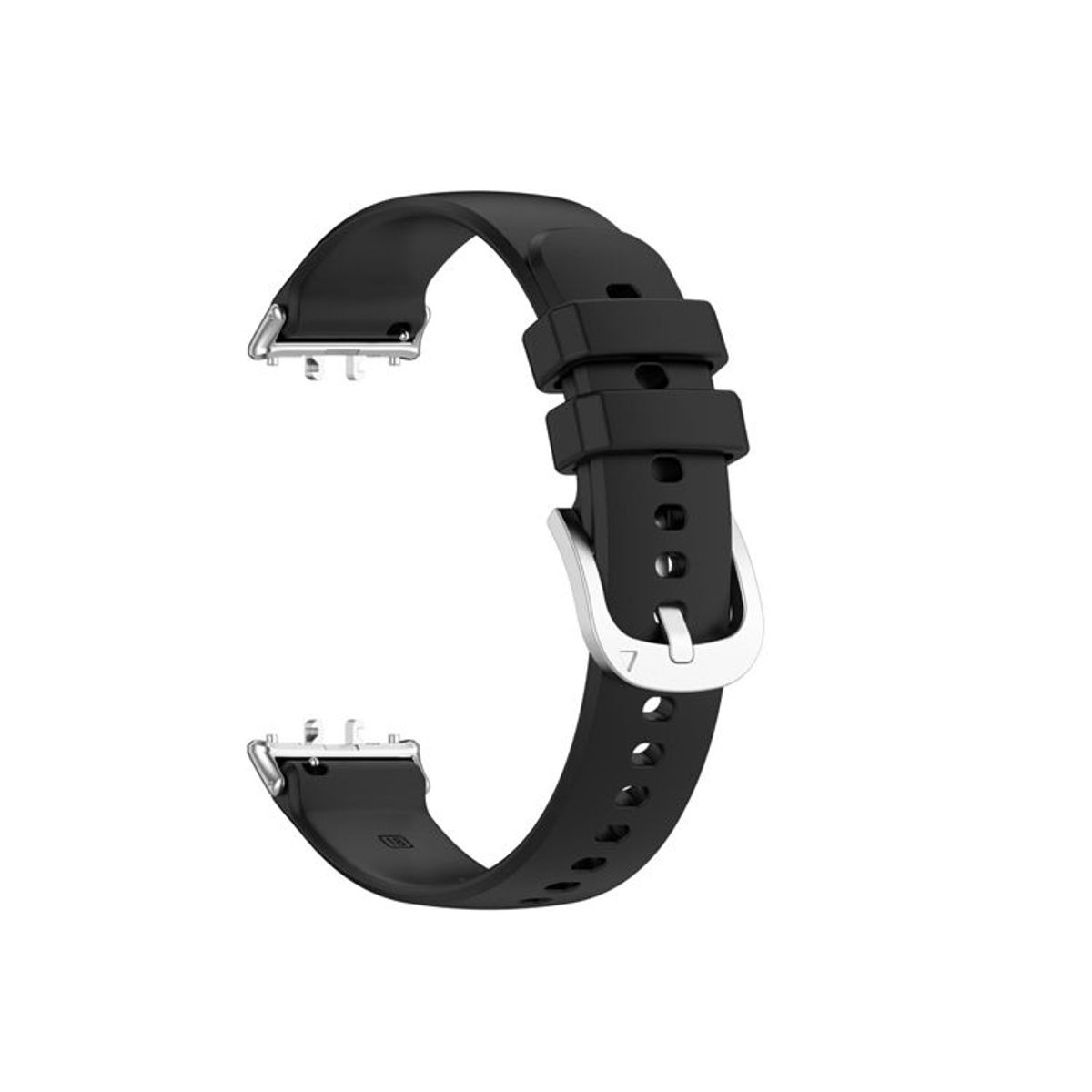 GENERICO - Correa de Silicona para Samsung Galaxy FIT 3 Con Hebilla  - Negro
