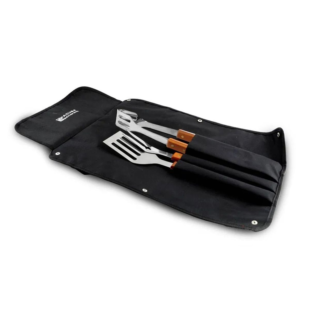FACUSA - Set de Utensilios x 3 para Parrilla BBQ con Mandil