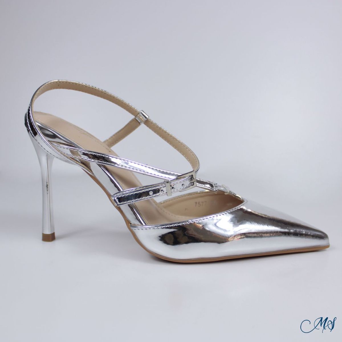 MARGLO SHOES - Zapatos de vestir Plateado M63