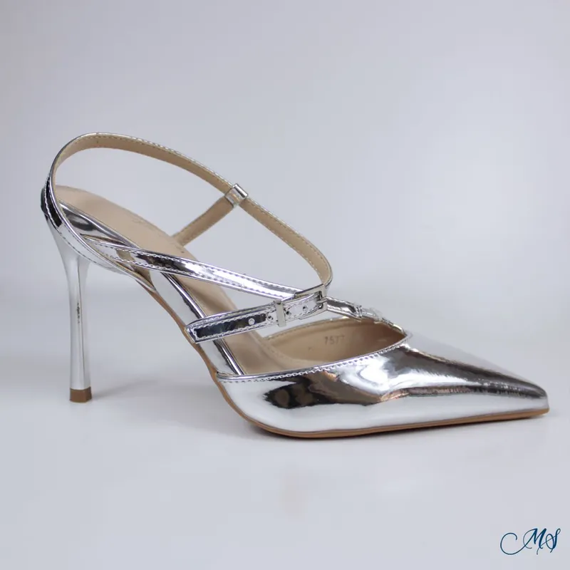 MARGLO SHOES - Zapatos de vestir Plateado M63