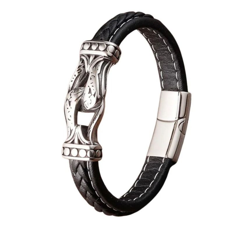 ARMUZ - Pulsera de cuero - GÓTICA