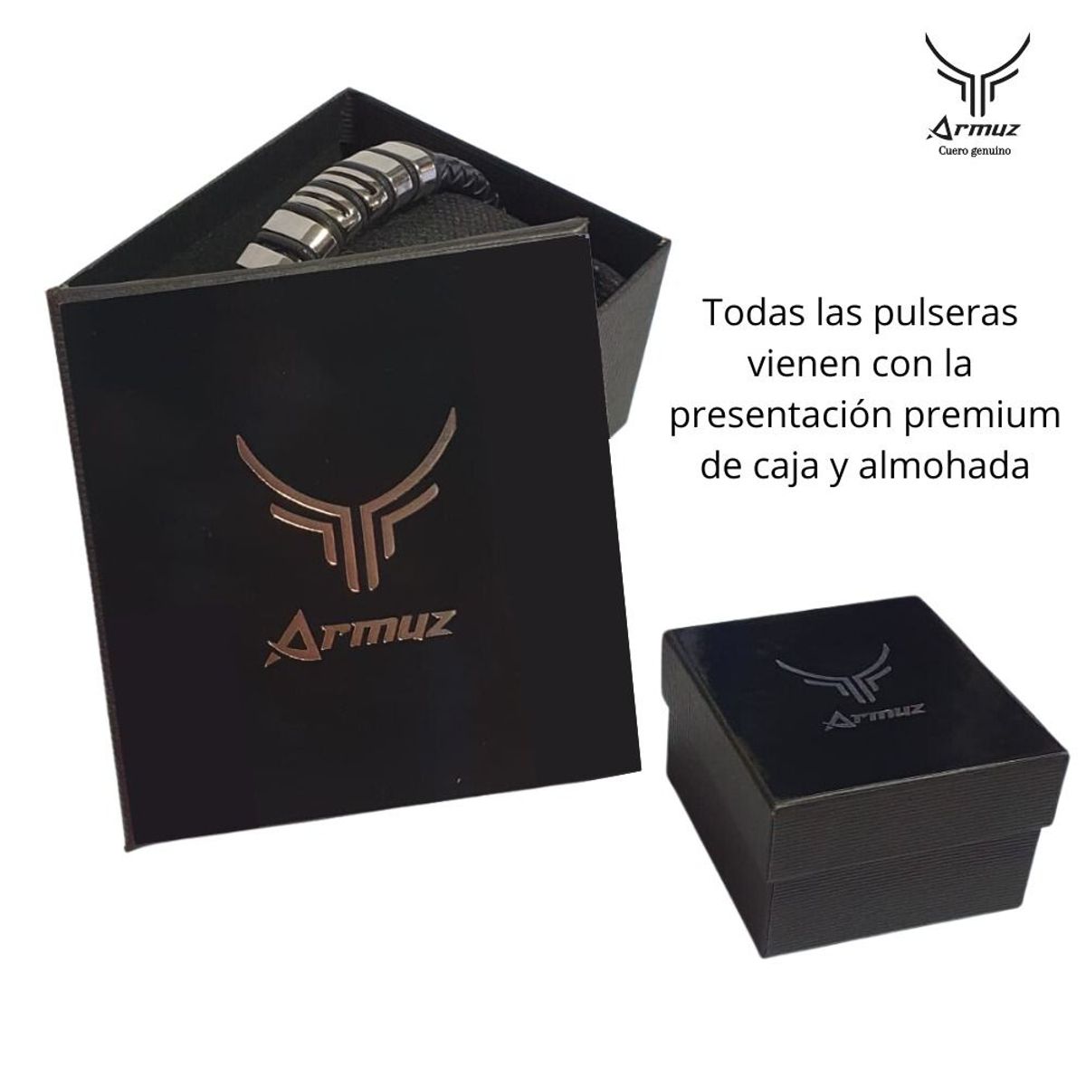 ARMUZ - Pulsera de cuero - GÓTICA