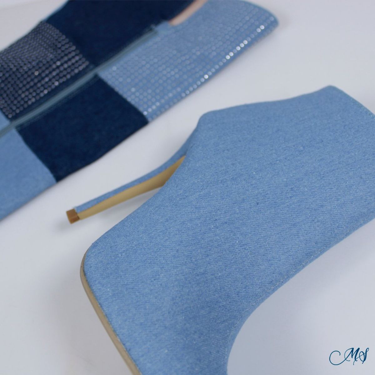 MARGLO SHOES - Botas Mujer Celeste M74