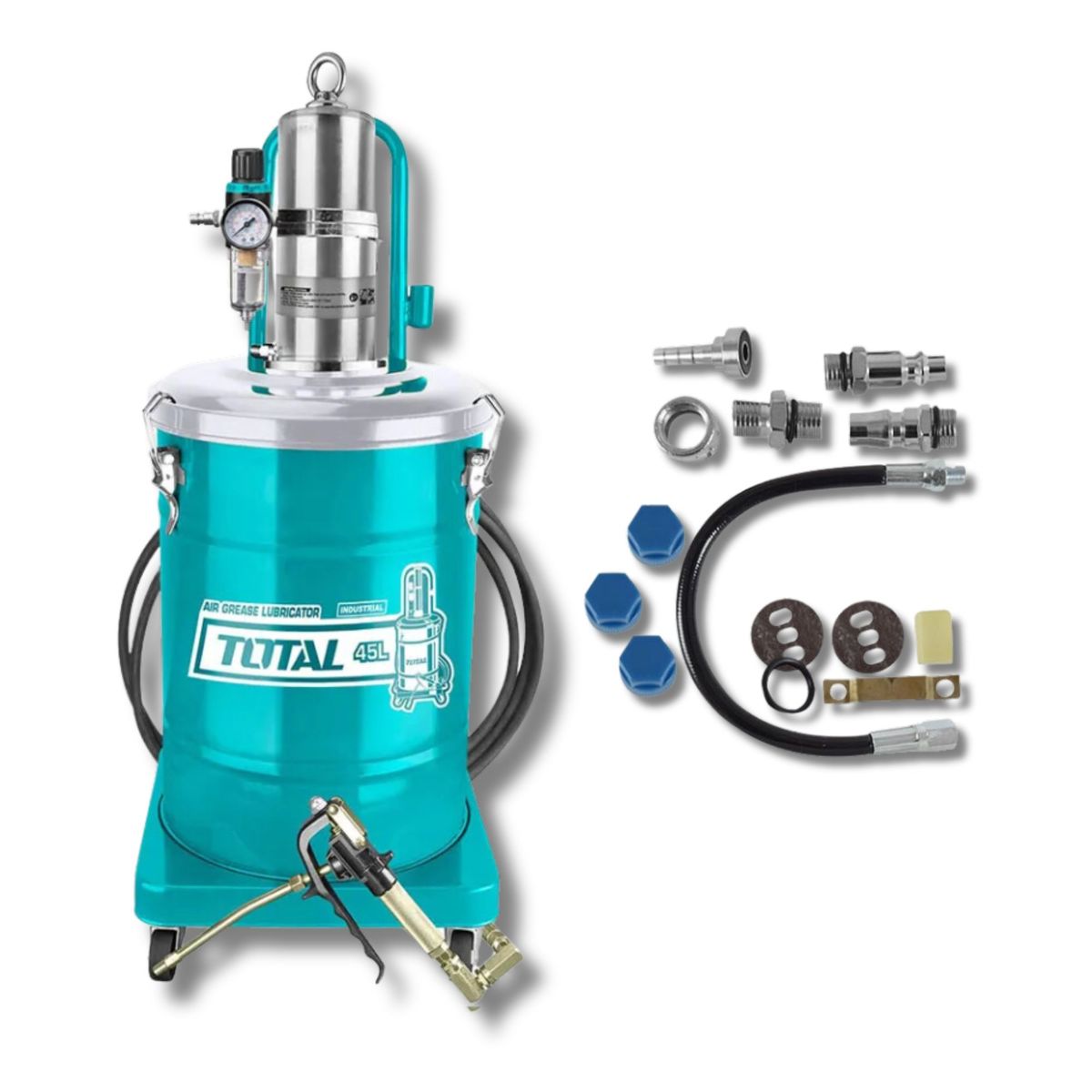 TOTAL TOOLS - Engrasadora neumatica 45 litros industrial Total