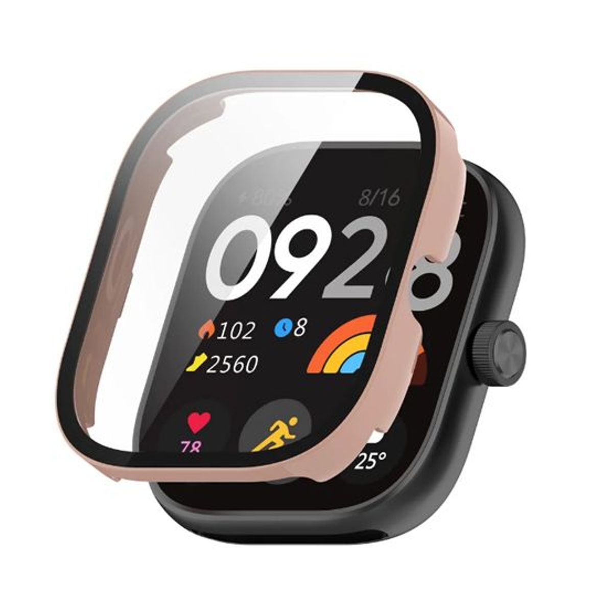 GENERICO - Bumper Para Xiaomi Watch 4 Rosa