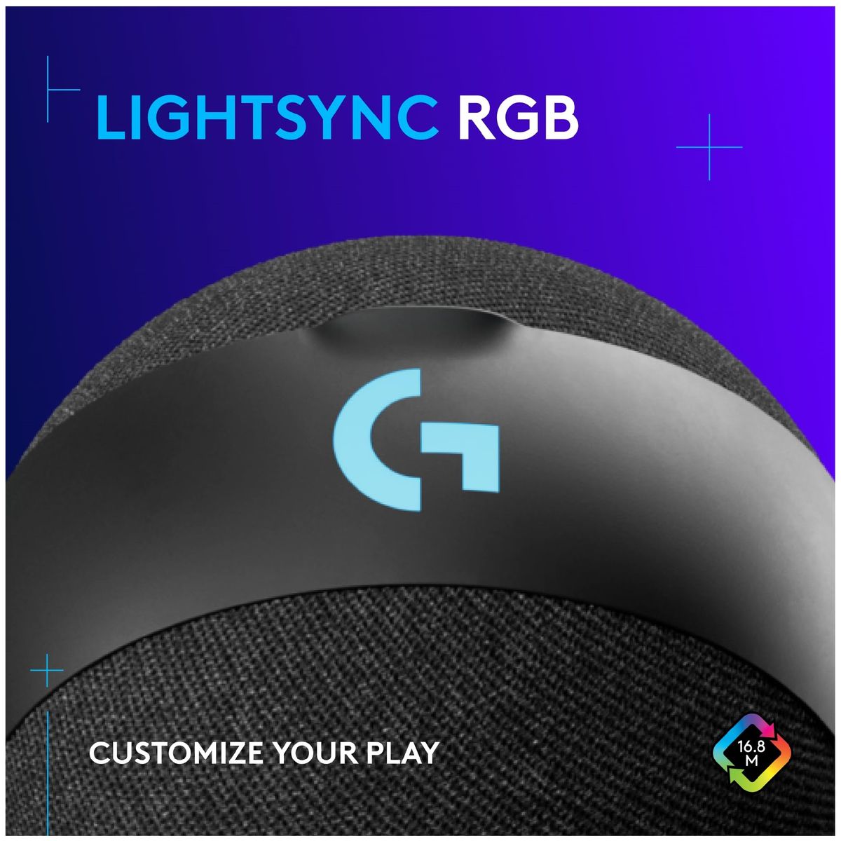 LOGITECH - MICROFONO LOGITECH YETI ORB CARDIOID USB STREAMING RGB LIGHTSYNC BLACK