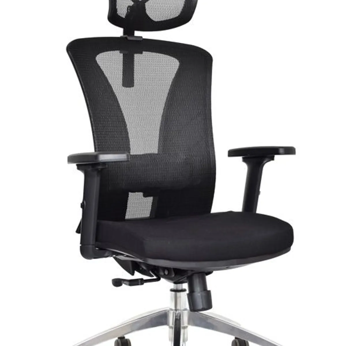 OFIDEAS - Silla Ergonomica Versalles Negro Con Cabecero Ofideas