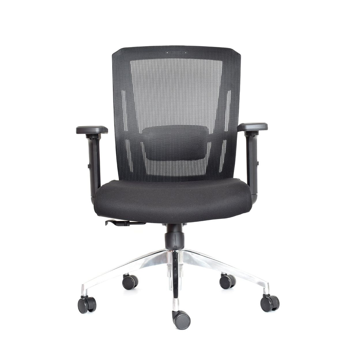 OFIDEAS - Silla de oficina Gerente Delphi II Negro Aluminio Ofideas