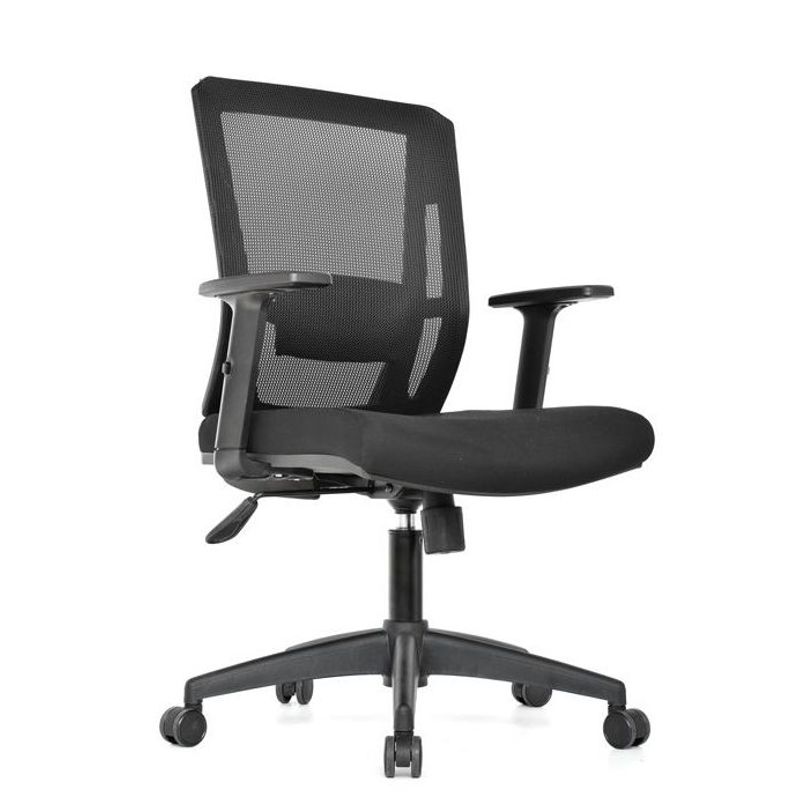 OFIDEAS - Silla de oficina Gerente Delphi II Negro Nylon Brazo 3D Ofideas