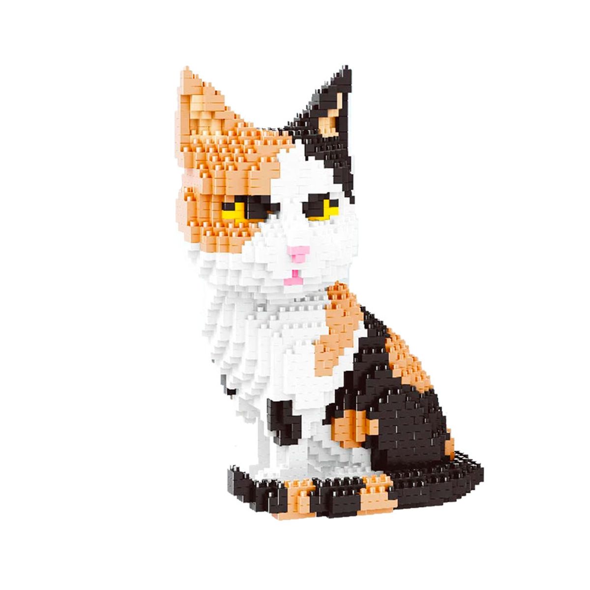 GENERICO - Gato de Colores Mini Bloques Armable 1300 Piezas