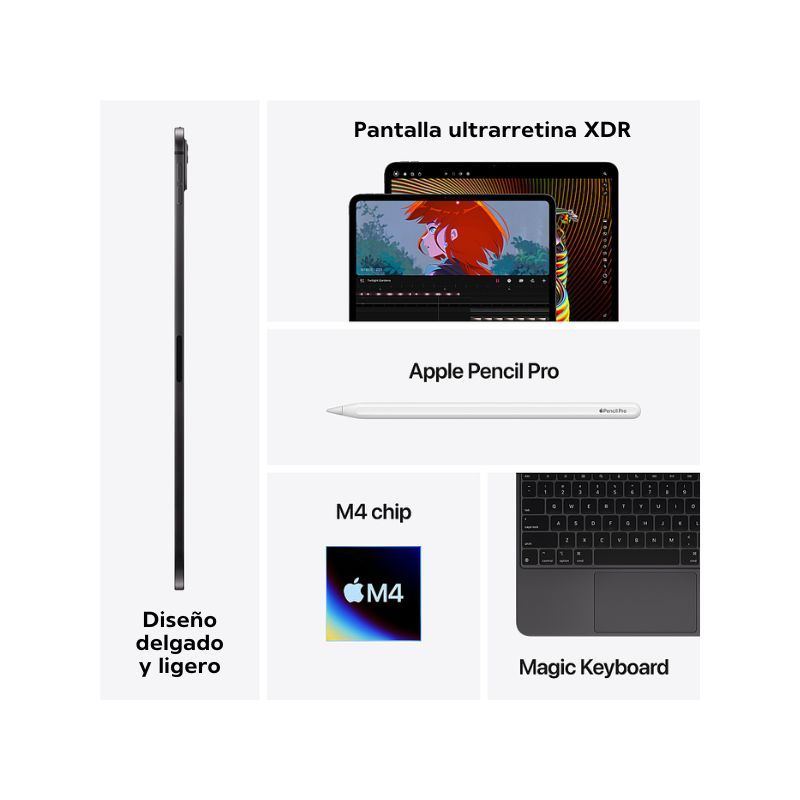 Apple 11インチiPad Pro(M4) 256GB シルバー Ipad Pro 11 Chip M4 256Gb - Silver + Apple Pencil Pro APPLE