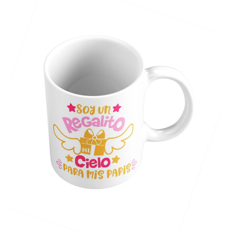 GENERICO - Taza Mug 11oz SOY UN REGALITO DEL CIELO - BLANCO