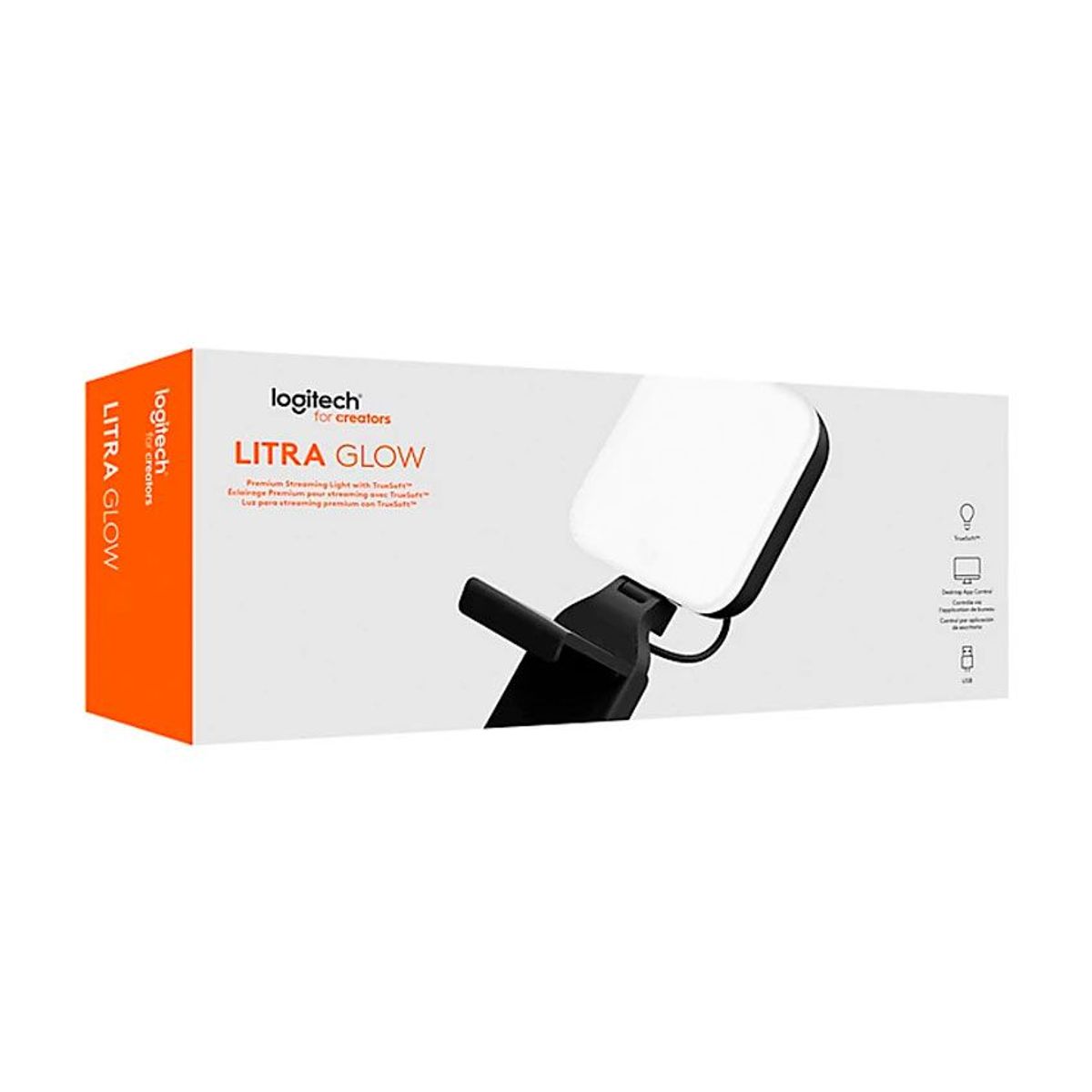 LOGITECH - LUZ PREMIUM LOGITECH LITRA GLOW USB LED BLANCO stream