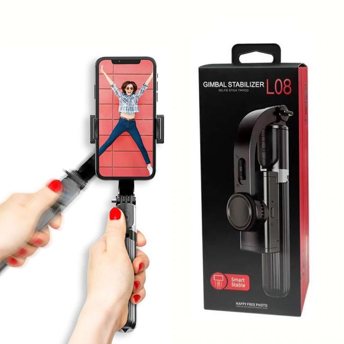 OEM - Palo Selfie Bluetooth - Aluminio - Estabilizador Gimbal Tripode