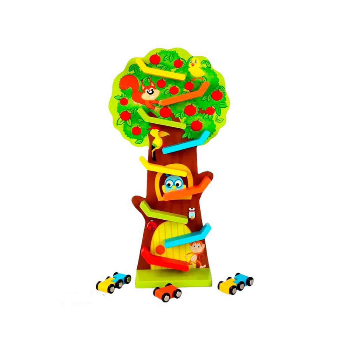 GENERICO - Pista Vertical de Carrera en ZigZag con 3 carritos