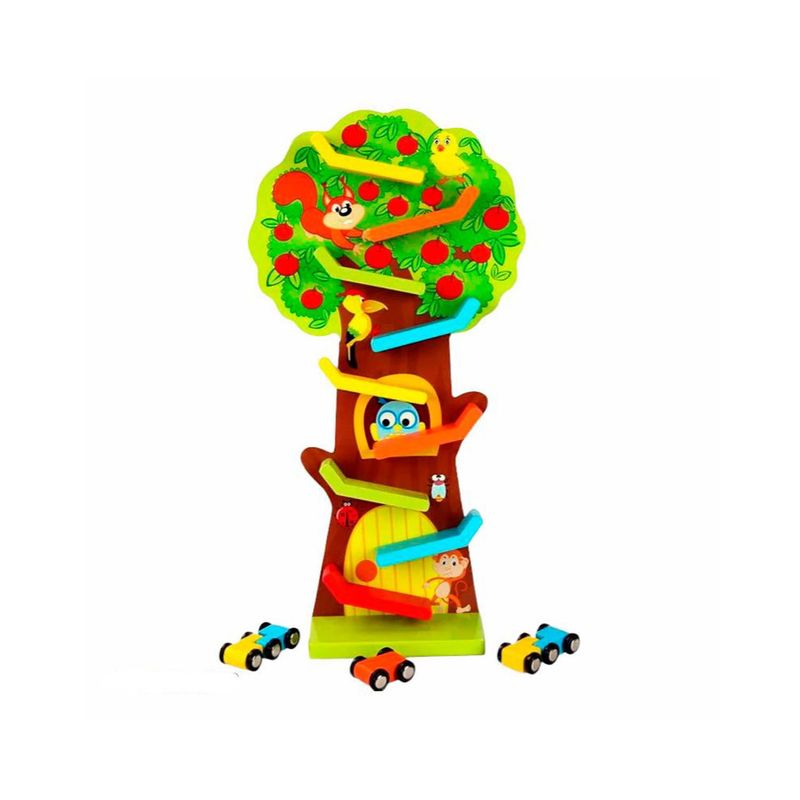 GENERICO - Pista Vertical de Carrera en ZigZag con 3 carritos