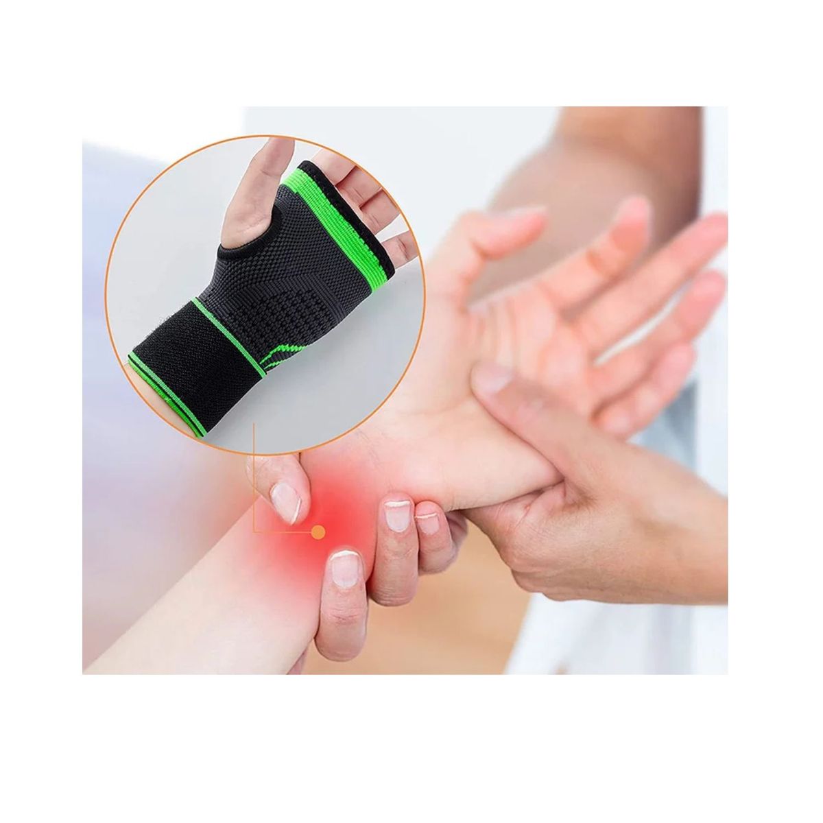 OEM - Muñequera deportiva protectora guantes de compresión