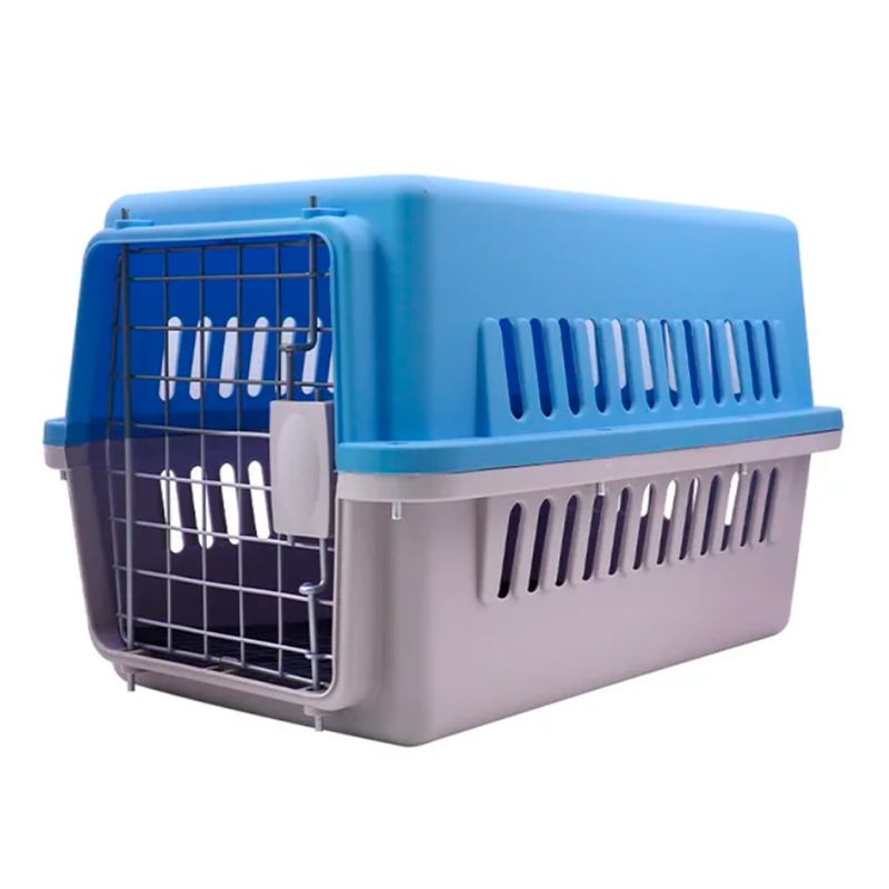 AMICATS - Transportador para Gatos y Perros - Kennel L50 Celeste