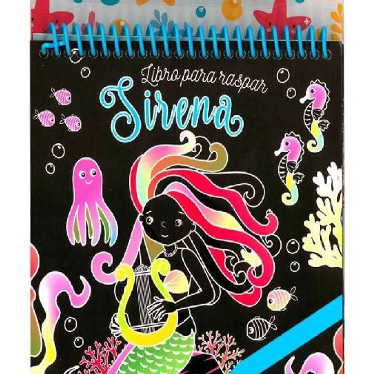 GENERICO - Sirena  Libro para Raspar
