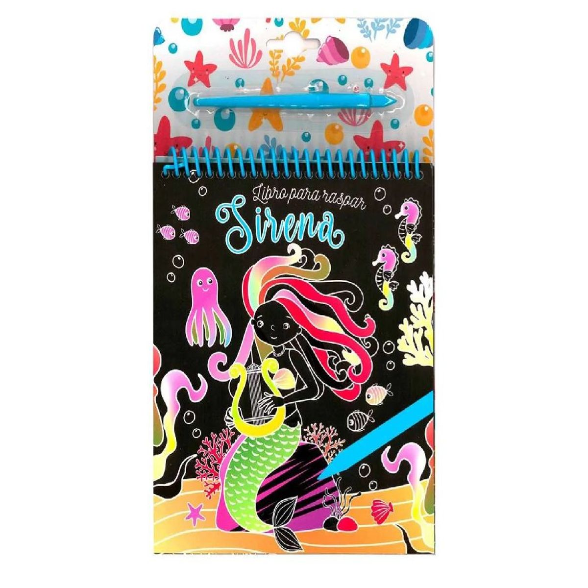 GENERICO - Sirena  Libro para Raspar