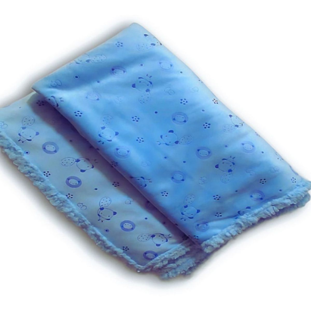 IDEAS PERFECTAS - Frazada Ideas Perfectas Celeste Dulces Sueños Cordero