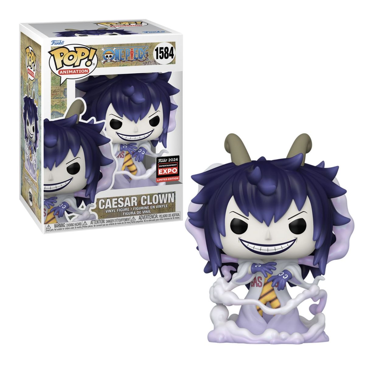 FUNKO - Caesar Clown Funko Pop 1584 One Piece Exclusivo Convencion