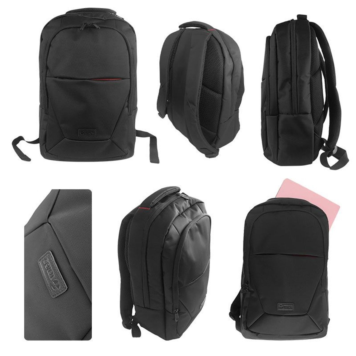TEROS - Mochila Teros TE-ACS9017 Poliéster notebook hasta 156 negro
