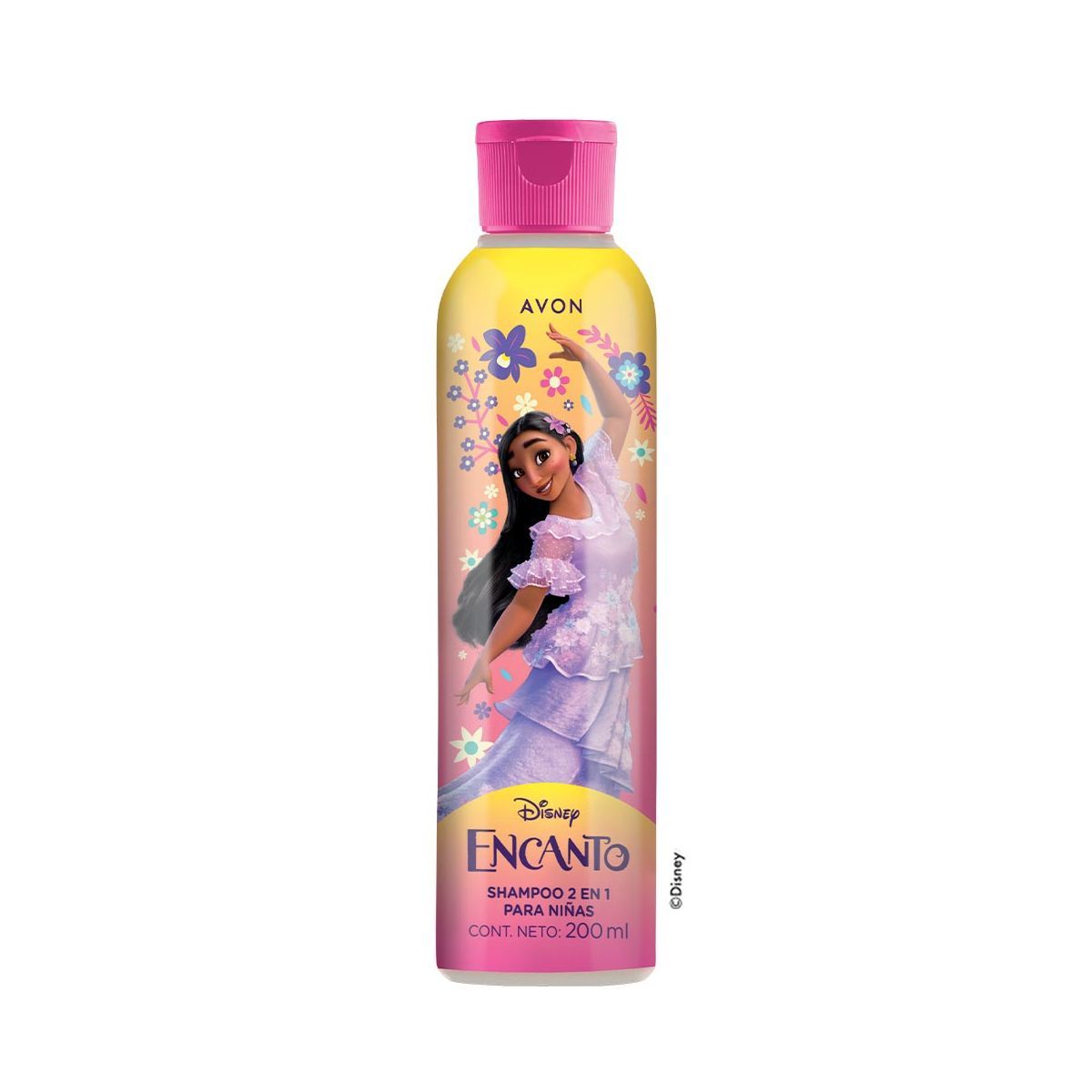 AVON - Shampoo 2 En 1 Para Niñas Encanto De Disney 200 ml