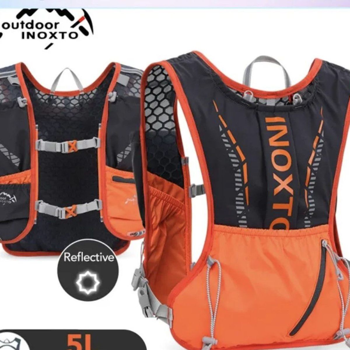 GENERICO - Chaleco de Hidratación para Correr Bicicleta Maratón 5L