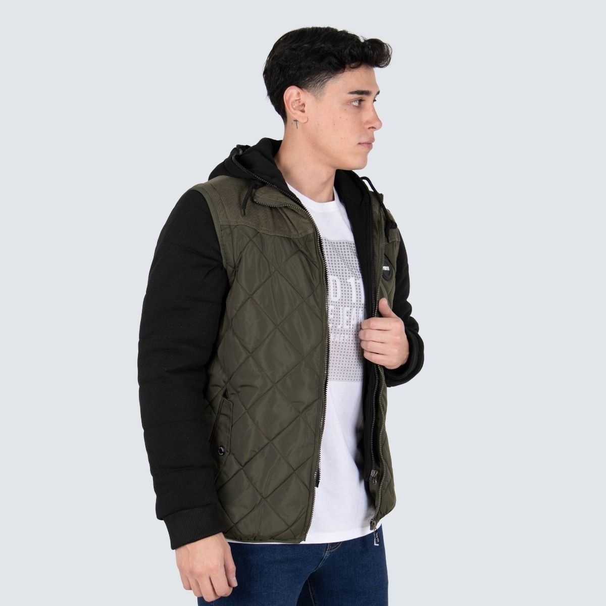 PARADA 111 - CASACA/CHALECO CON CAPUCHA PARA HOMBRE PARADA 111 KRISTIANO