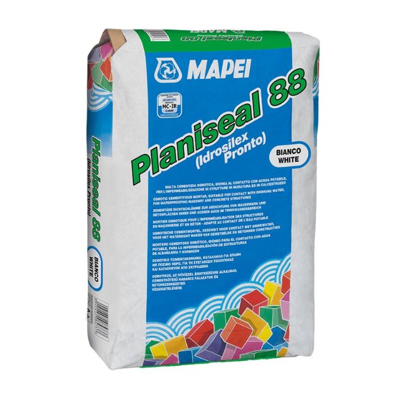 GENERICO - Mortero cementoso para impermeabilizar Mapei Planiseal 88 x 20kg