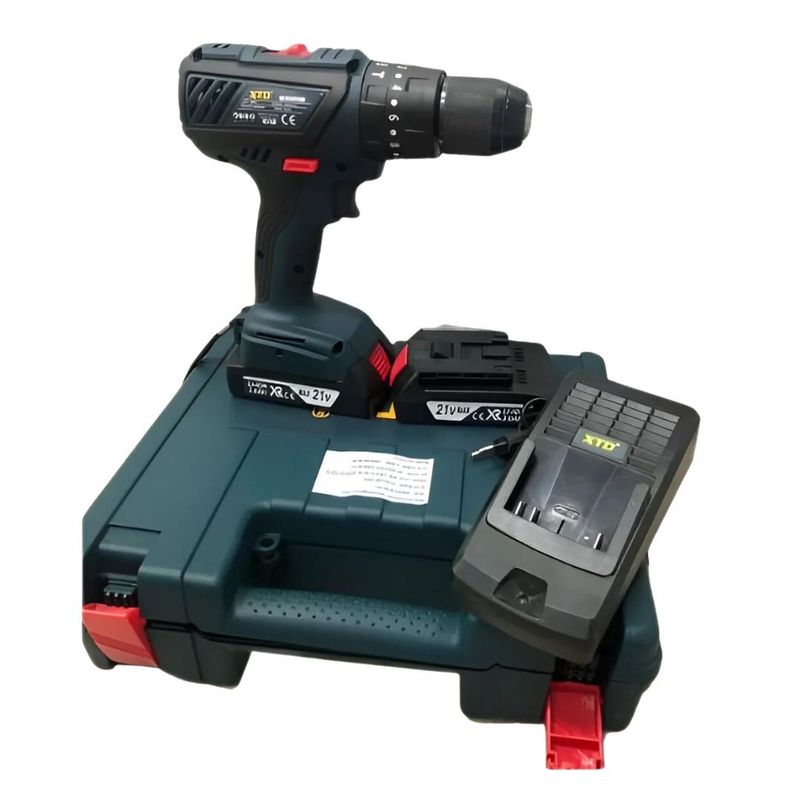 XTD - Taladro Atornillador Inalámbrico 21V Percutor 13mm  XTD