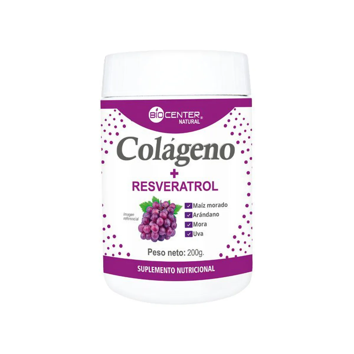 ECO ORIGEN - Colágeno + Resveratrol x 200gr - Biocenter