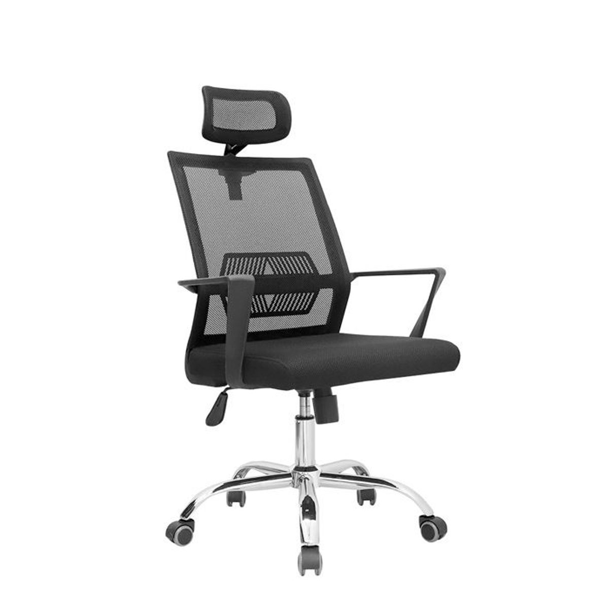 OFIDEAS - Silla de Oficina Giratoria Negro Look Presidente Ofideas