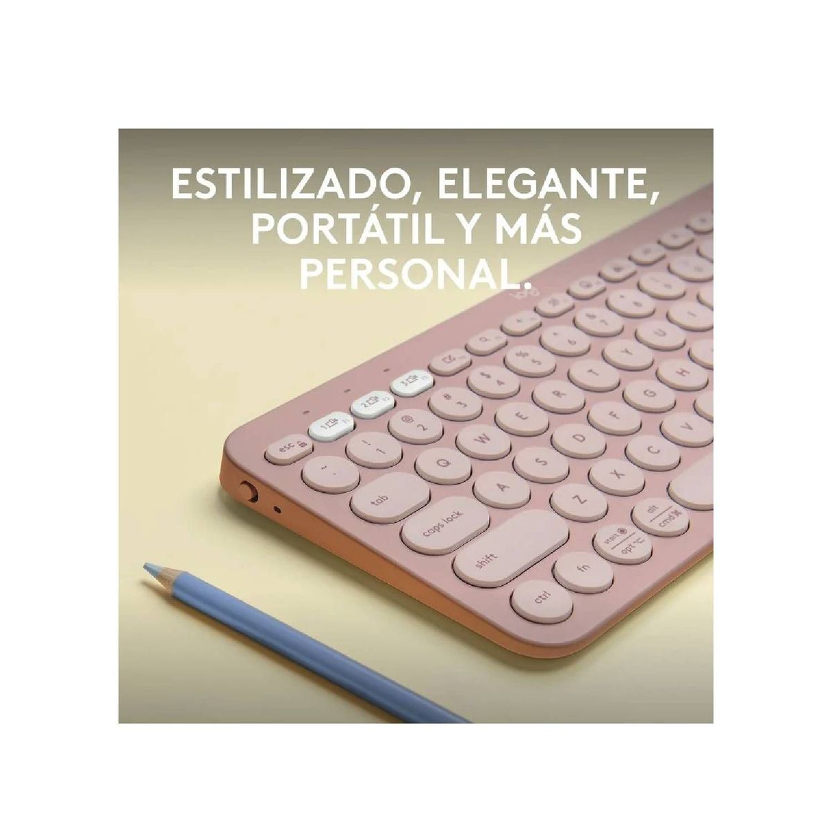 LOGITECH - Teclado y Mouse Logitech K380s Mouse M350s Bt Inalámbrico Rosado