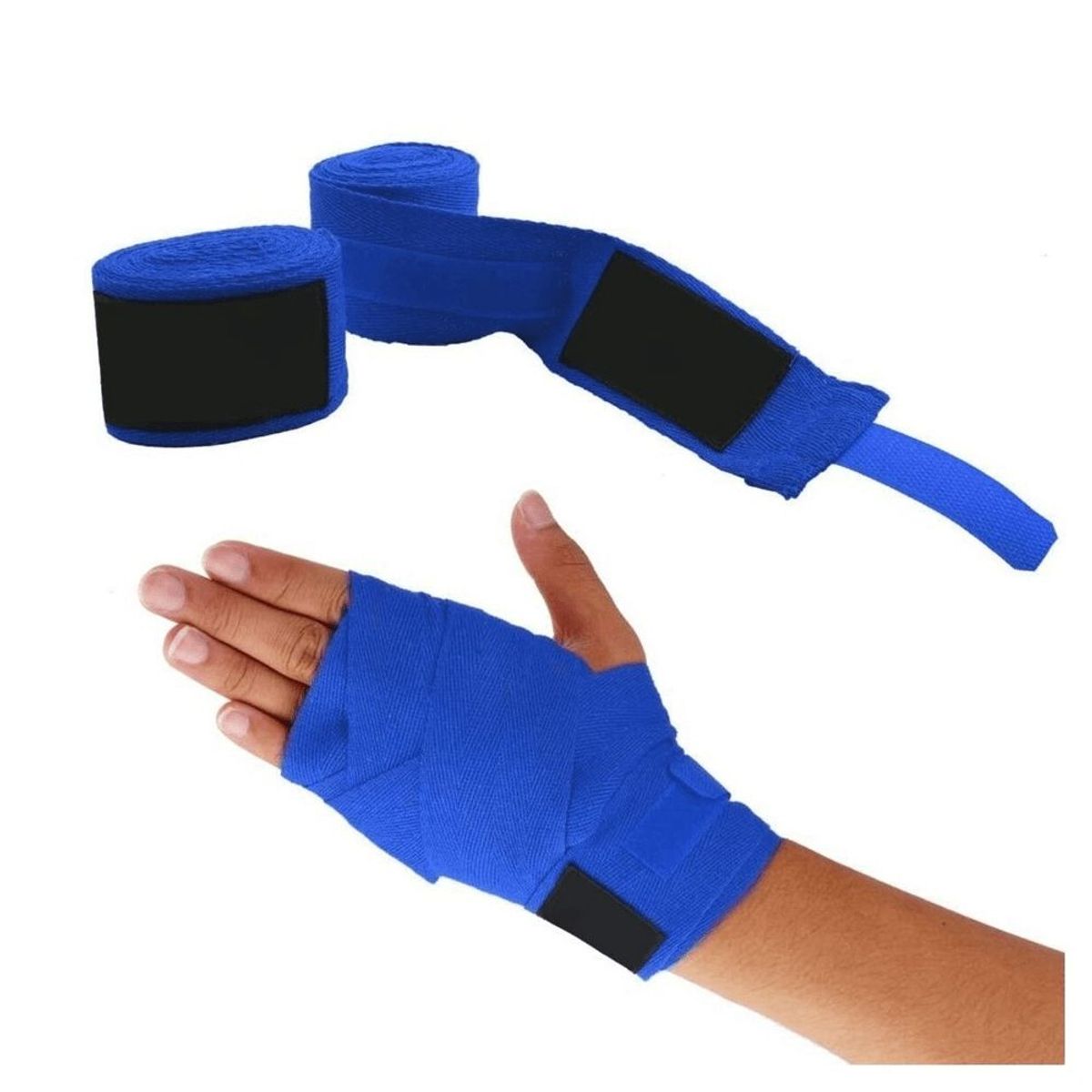 GENERICO - Venda de Boxeo Profesional 3 mt para MMA box - Color Azul