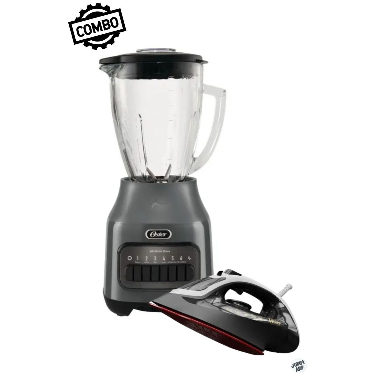 OSTER - Combo Oster Licuadora Blstpeg Gpb + Plancha Gcstac6901